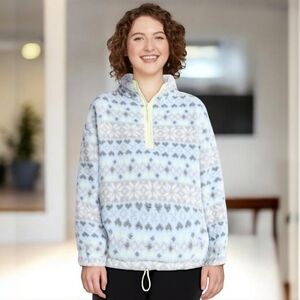 🆕 Super Soft Blue & White Patterned Sweater